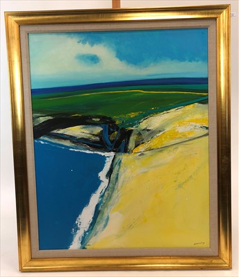 Lot 133 - Neil Canning (British Contemporary, St. Ives School), Coast Flight