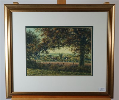 Lot 305 - Pair of Michael John Pettersson (British 20th Century), Denham Vale Views, Suffolk