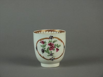 Lot 475 - Worcester coffee cup, circa 1775