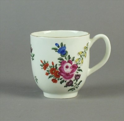 Lot 477 - Worcester coffee cup, circa 1770