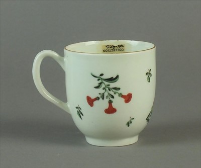 Lot 477 - Worcester coffee cup, circa 1770