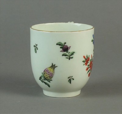 Lot 477 - Worcester coffee cup, circa 1770