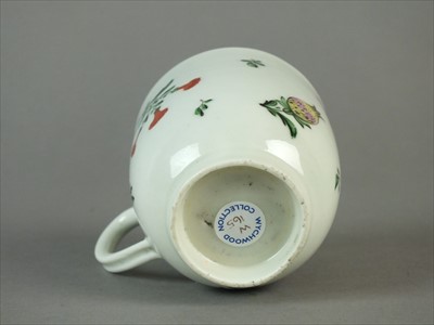 Lot 477 - Worcester coffee cup, circa 1770