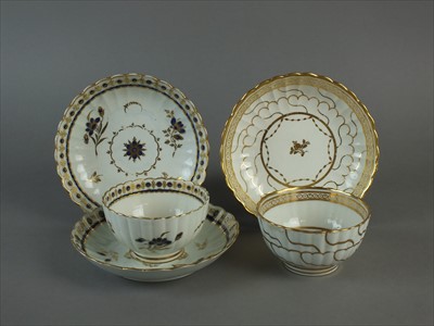 Lot 316 - Caughley and Worcester porcelain, circa 1785-90