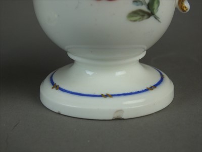 Lot 317 - Two Caughley and French egg cups