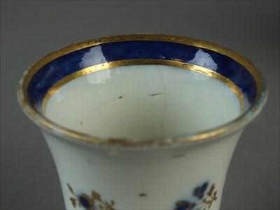 Lot 317 - Two Caughley and French egg cups