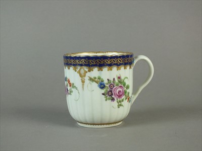Lot 484 - Worcester coffee cup, circa 1780