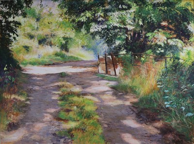 Lot 256 - Graham Painter (British 20th Century, 1947-2007), Country Lane