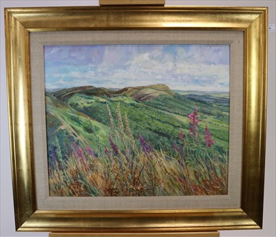 Lot 85 - Tom Wanless ROI (British 20th-21st Century, Northern School), The Malvern Hills