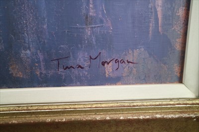 Lot 126 - Tina Morgan (British 20th-21st Century), Gold Path, Exmouth