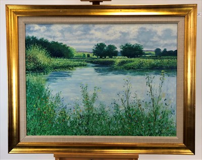 Lot 102 - David McLoughlin (British School, 20th Century), Serene Summer