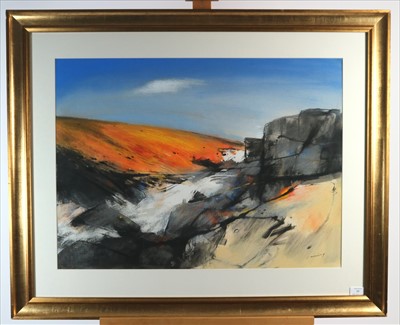 Lot 77 - Neil Canning (British Contemporary, St. Ives School), Waterfall in Elan Valley