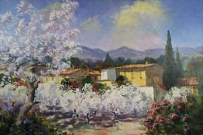 Lot 93 - Vincent (French Contemporary), Les Amandiers de Calvia, Mallorca