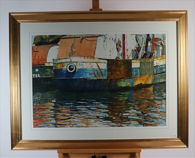 Lot 116 - Ronal Parlin (American 20th Century), Fishing Boats