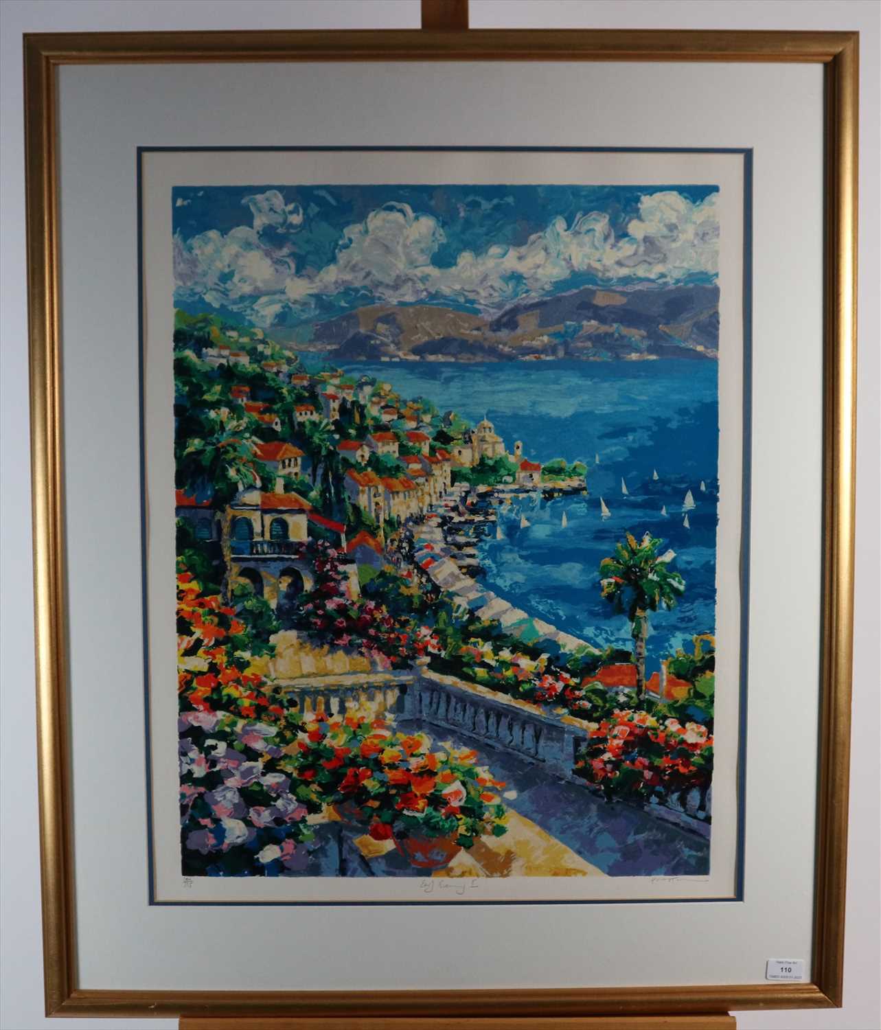 Lot 110 - Peter Eastham (British Contemporary), Two Mediterranean Scenes