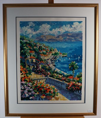 Lot 110 - Peter Eastham (British Contemporary), Two Mediterranean Scenes