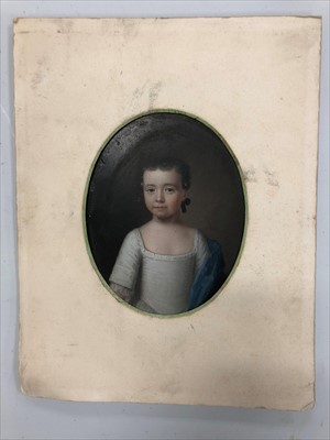 Lot 775 - British school, early 18th century, portrait of a young girl
