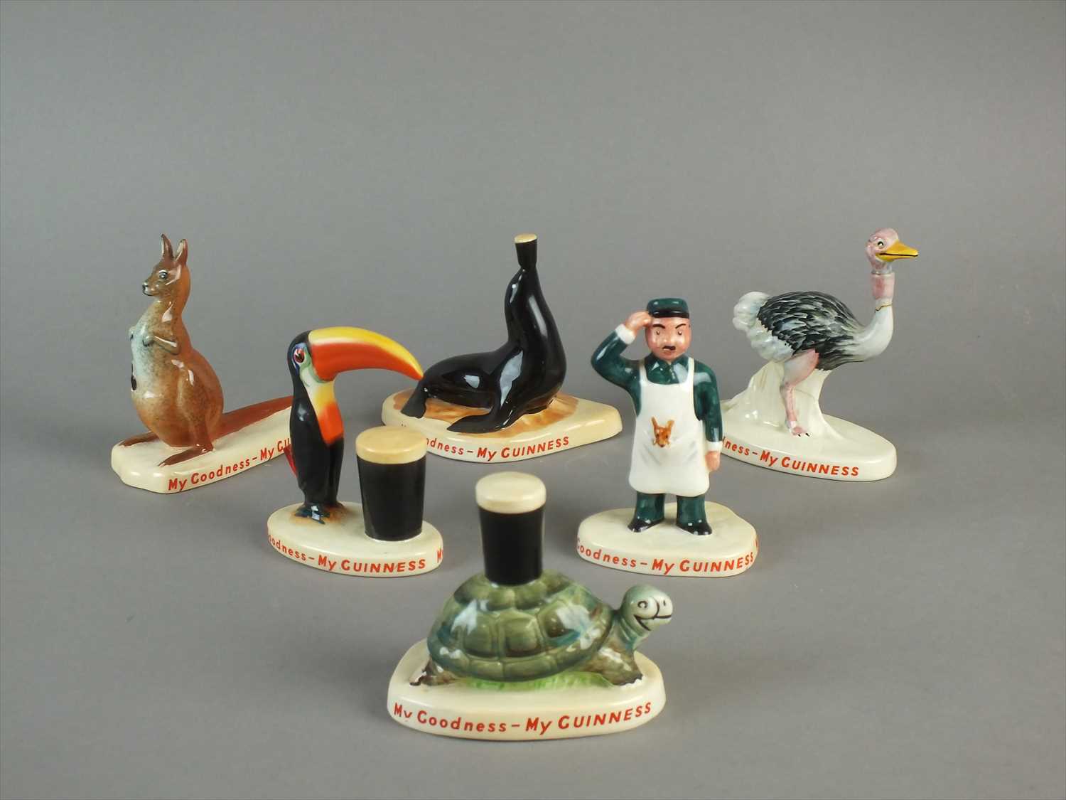 Lot 522 - Carlton Ware Guinness Advertising figures