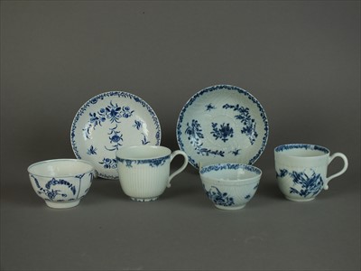 Lot 497 - Worcester tea and coffeewares, circa 1760-80