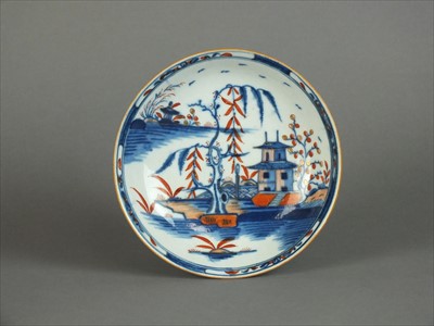 Lot 499 - Worcester saucer, circa 1770