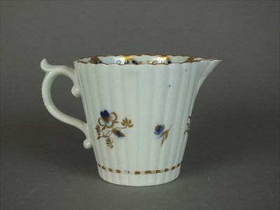 Lot 336 - Caughley 'Dresden Flowers' milk jug
