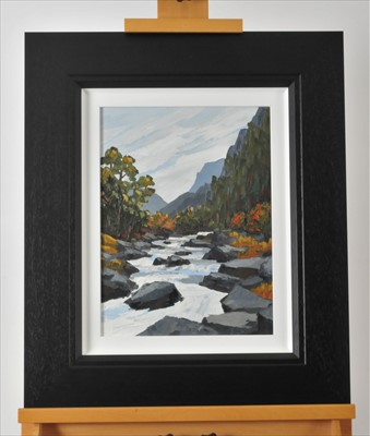 Lot 86 - David Barnes (Contemporary, Welsh School), The Aberglasly Pass