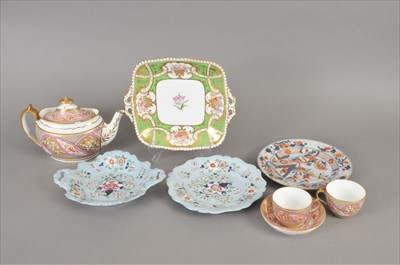 Lot 116 - English tea service, Ridgway dessert service, further ceramics