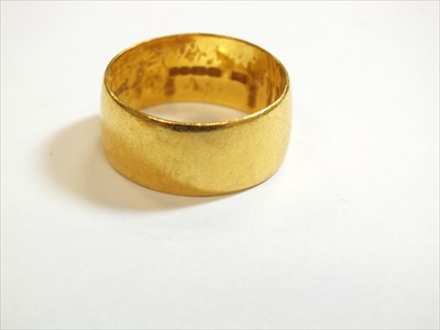 Lot 53 - Two 22ct gold wedding bands