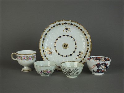 Lot 222 - Group of Worcester porcelain, circa 1770-90