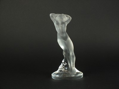 Lot 561 - Lalique Crystal reclining nude female figure