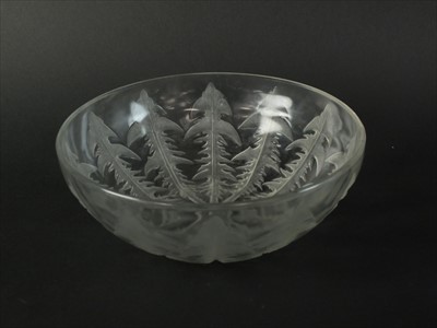 Lot 575 - Rene Lalique 'Pissenlit' bowl