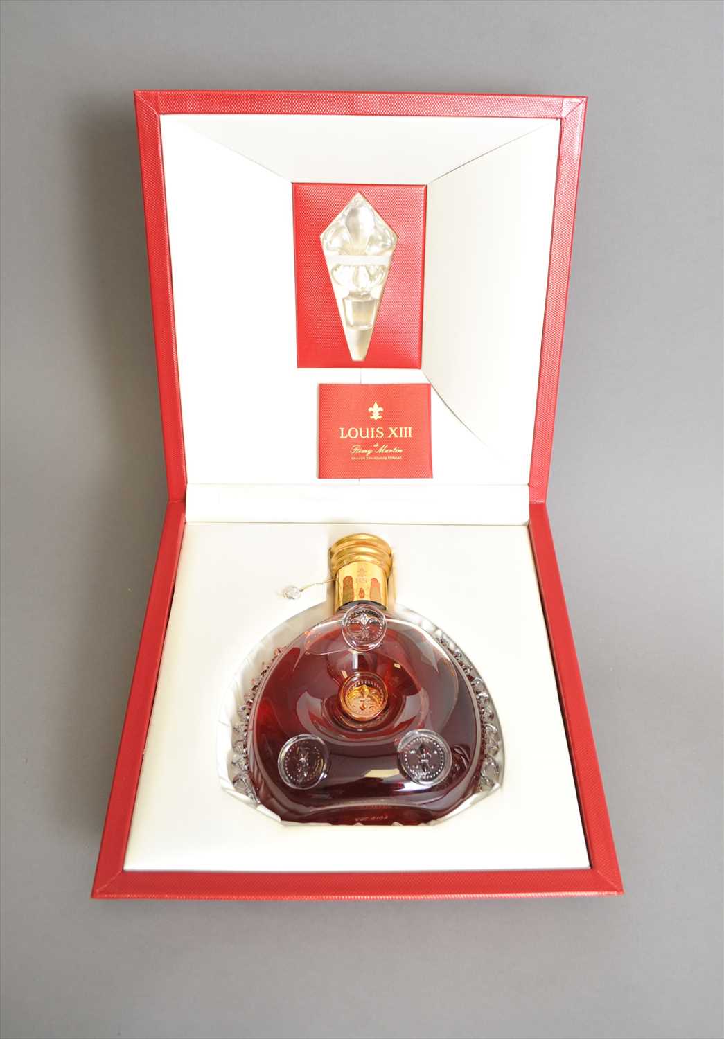 Lot 655 - A cased presentation Louis XIII bottle of Remy...