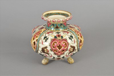 Lot 131 - Zsolnay Pecs vase, late 19th century