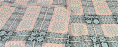 Lot 202 - A pair Welsh wool woven blankets