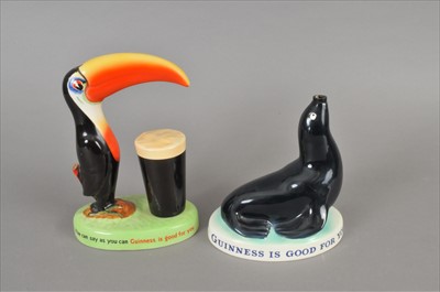 Lot 10 - Two Carlton Ware Guinness Lamp Bases