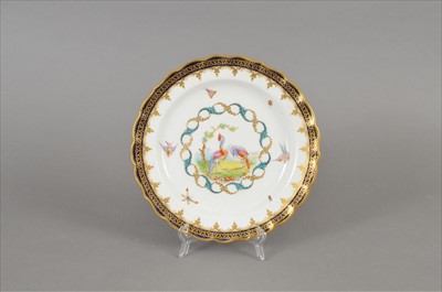 Lot 135 - Royal Worcester cabinet plate, dated 1884