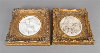 Lot 180 - Pair of 20th century plaques