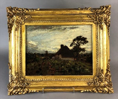Lot 276 - Jose Weiss (British 1859-1919), Cottage in a...