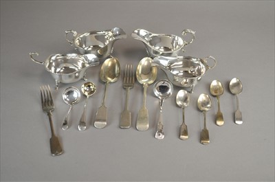 Lot 365 - A pair of Asprey silver sauce boats