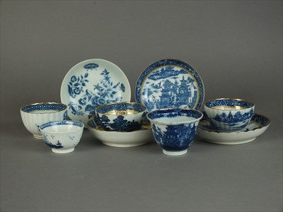 Lot 223 - Group of Caughley porcelain, circa 1780