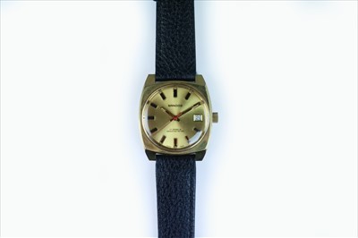 Lot 78 - A gilt metal Sandoz wristwatch