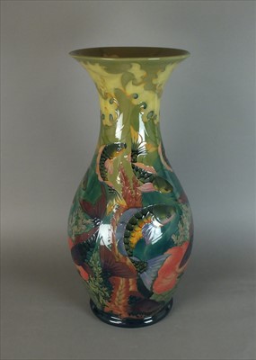 Lot 235 - Large Moorcroft 'Carp' vase