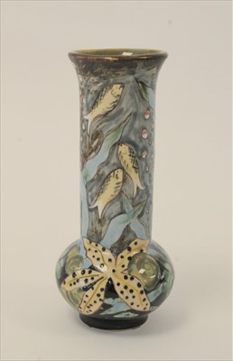 Lot 25 - Cobridge Pottery 'Blue Lagoon' vase