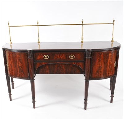 Lot 439 - A large Maple & Co mahogany sideboard, in the George III style