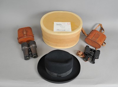 Lot 248 - A boxed Dunn & Co black Fedora hat