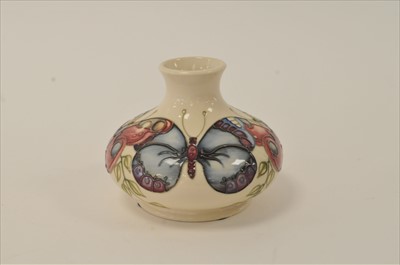 Lot 32 - Moorcroft 'Butterfly' vase