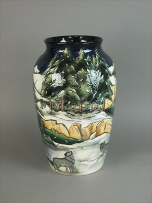 Lot 243 - Large Moorcroft 'Isle Royale' vase