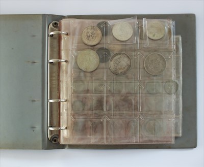 Lot 218 - An album of coins