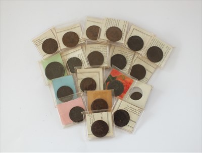 Lot 232 - A collection of 18th century copper British trade tokens