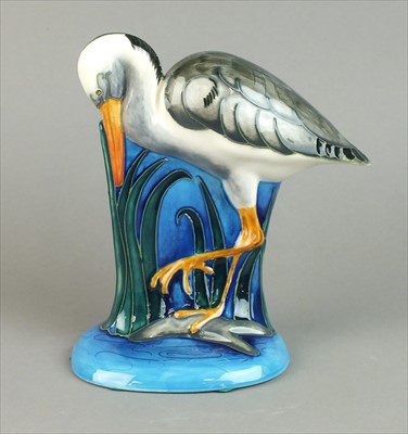 Lot 246 - Moorcroft 'Heron' figure